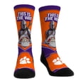 thumbnail image 4 of Unisex Rock Em Socks Clemson Tigers The Mandalorian 3-Pack Crew Socks, 4 of 4