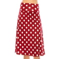 thumbnail image 4 of Women's Elegant Casual Midi Skirt with Foldable Waist and Stretch Fabric, 4 of 6