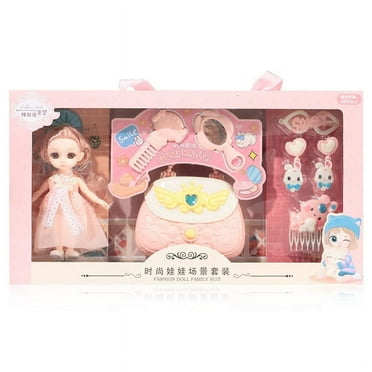 Bcylexb Fidget Toys Toddler Toys Doll Makeup 10 Piece Set,Girls Makeup Toys,Girls Gift Girl Dolls Sets Princess Dolls Girls Toys Sets Toys Clearance