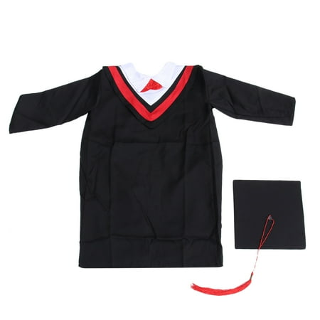

Tinksky Kids Graduation Gown and Doctoral and Gown for Children of 100cm Height (Red Line)
