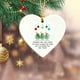 thumbnail image 4 of Adorno de la amistad con forma de corazón de vidrio marino, recuerdo de la amistad, adorno de corazón de la amistad para árbol de Navidad., 4 of 7