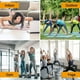 thumbnail image 5 of Cuerda de tensión multifunción – Bandas de resistencia de 4 tubos con asas – Equipo de abdominales para gimnasio en casa, entrenador abdominal para hombres y mujeres, 5 of 5