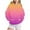 Orange, variant on Kaemgyyd Women's Casual Hoodies Crewneck Lightweight Long Sleeve Sweatshirt Trendy Gradient Pullover Tops with Pockets