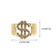thumbnail image 3 of 3Pcs Dollar Sign Ring Dollar Symbol Ring Money Symbol Ring Jewelry for Women Men, 3 of 8