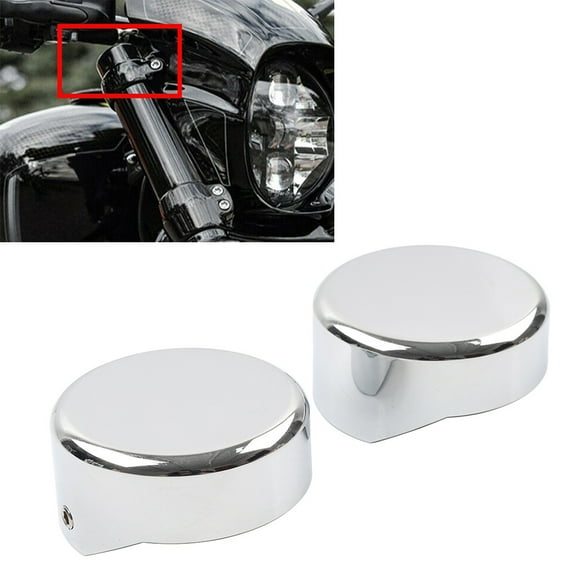 NS Motorbike Upper Fork Stem Nut Cap Chrome Covers Accessaries for Harley Softail Breakout FXBR FXBRS 2018 2019 2020 2021 2022