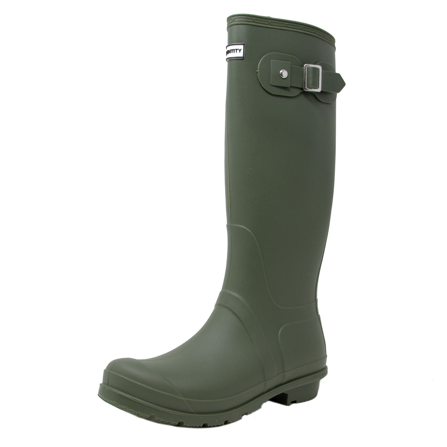thin calf rain boots