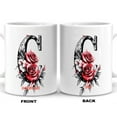 thumbnail image 6 of Personalized Initial Mug for Women with Letter C - Monogram Coffee Cup 11oz 15oz - Elegant Custom Alphabet Drinkware for Home, Work Desk, Mother’s Day, 6 of 6
