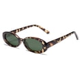 thumbnail image 1 of Gafas de sol VANLINKER de los años 90, polarizadas, retro, ovaladas, con lente verde, 1 of 5