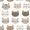 Light Gray Cat Pattern, variant on Yayeee Doormat for Indoor Entrance 32" x 20" Non Slippery Floor Rug, Gray Cat Pattern