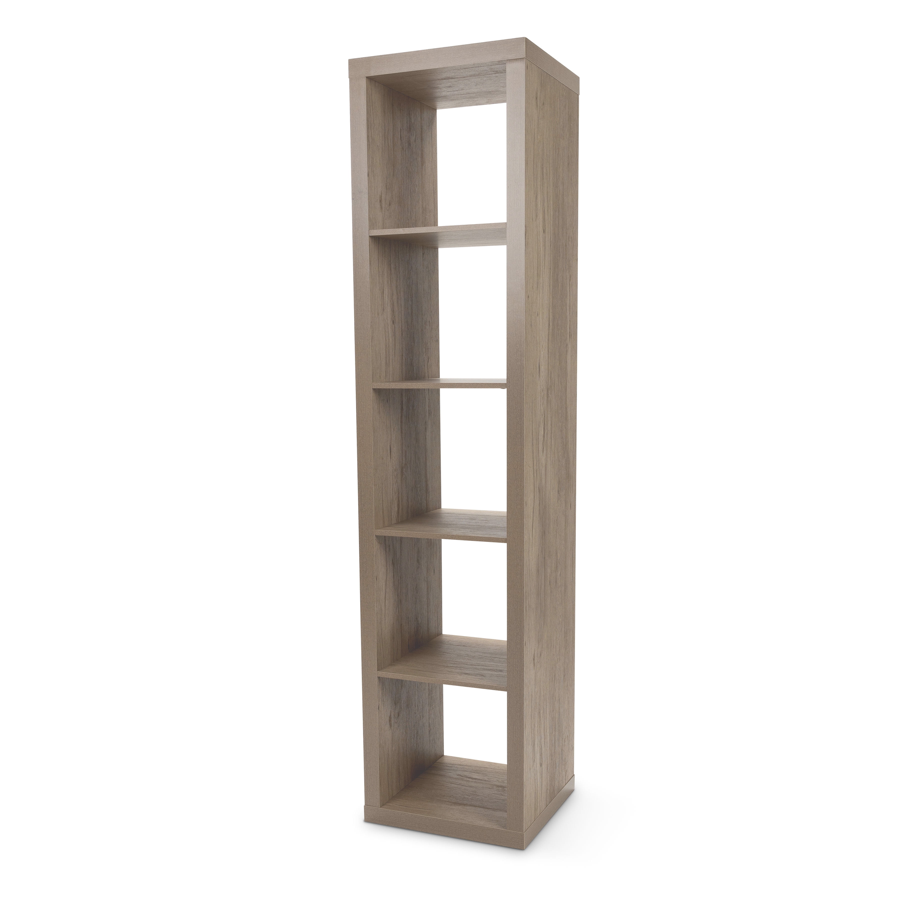 Better Homes & Gardens 5Cube Vertical Storage Organizer, Natural
