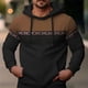 thumbnail image 4 of Sudadera con capucha a rayas vintage para hombre, con estampado 3D, moda urbana, sencilla, de manga larga, sudadera informal de gran tamaño para exteriores, 4 of 4