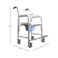 thumbnail image 5 of Silla para Baño Andadera 3 en 1 | para Adulto Mayor | Segura y Versátil | Diseño Cómodo con Respaldo Contorneado y Ruedas Bloqueables Vanlig Johns, 5 of 5
