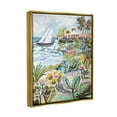 thumbnail image 3 of Stupell Industries Abstract Nautical Scene Landscape Painting Gold Floater Framed Canvas Art Print Wall Art, 17 x 21, 3 of 10