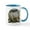 White/Blue Inside, variant on CafePress - Yellow Lab Mug - 11 oz Ceramic Mug - Novelty Coffee Tea Cup