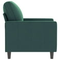 thumbnail image 2 of vidaXL Fauteuil de Sofa Vert Foncé 60 cm Velours, 2 of 5
