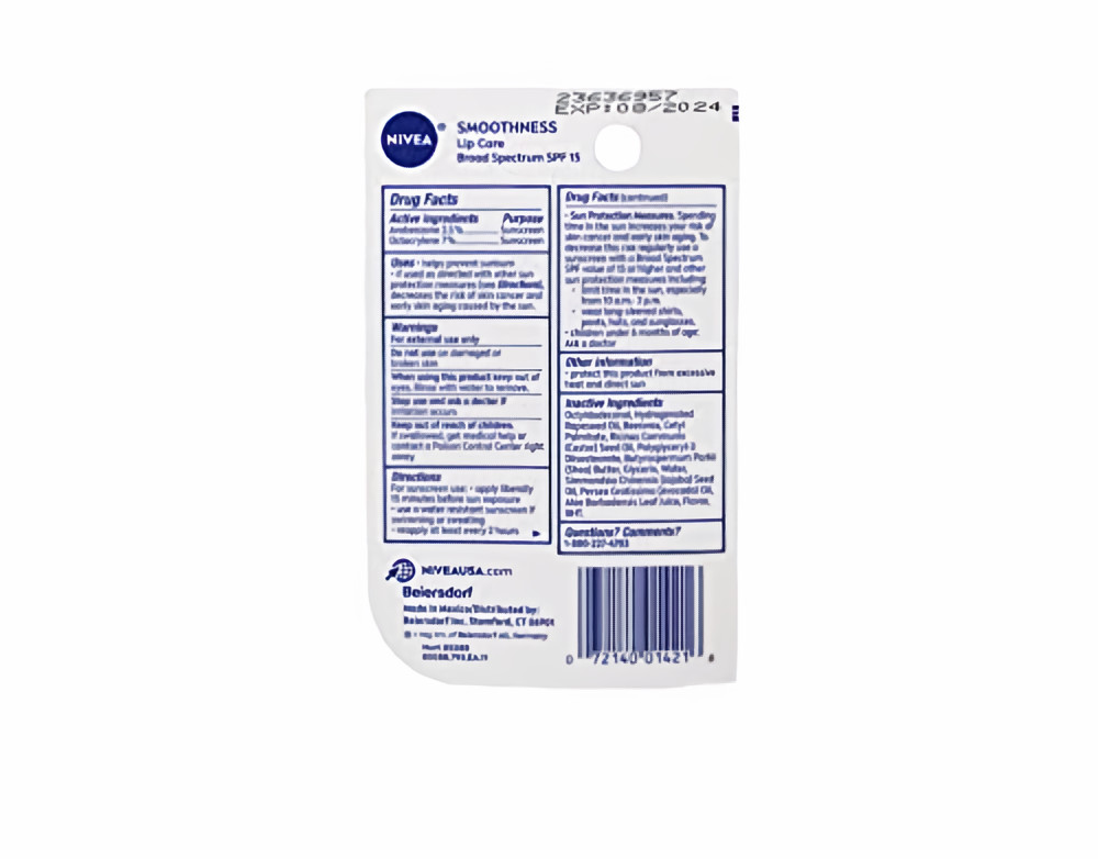 Nivea Lip Care A Kiss Of Smoothness (Pack of 14)