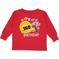 thumbnail image 3 of Inktastic Its My 3rd Birthday with Construction Tools Boys Long Sleeve Toddler T-Shirt, 3 of 5