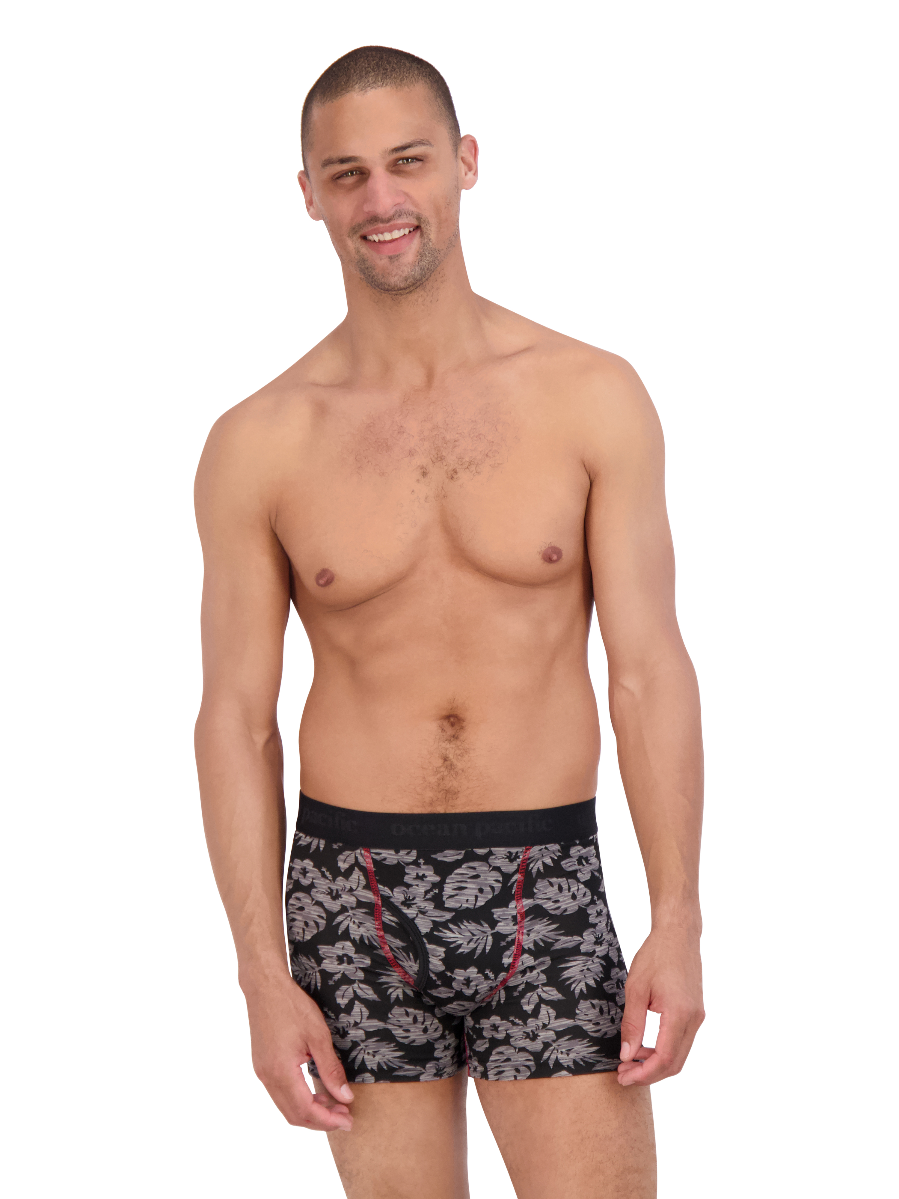 Ocean Pacific Men's Brushed Poly Boxer Briefs, 2-Pack, Sizes S-XL