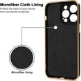 thumbnail image 5 of for iPhone 14 Pro Max Case with Magnetic Ring Holder Soft TPU Electroplated Cover Shockproof Scratchproof Kickstand Slim Protective Phone Case for iPhone 14 Pro Max Black, 5 of 12