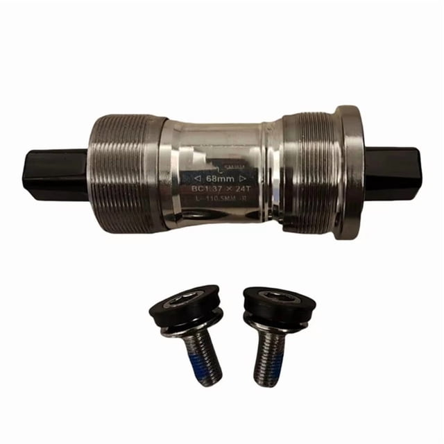 Mountain Bike Bottom Bracket 68mm,Portable Square-Taper, Size: 110.5mm,Perfect for Cycling Enthusiasts