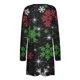 thumbnail image 5 of Cárdigan de Navidad Para Mujer, Tops de Manga Larga, Camiseta de Moda, Blusa Holgada Con Bolsillos Y Estampado Frontal Abierto de Otoño Odeerbi  ODB192986, 5 of 5