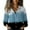 Sky Blue, variant on yunLCZ Classic-Fit Long-Sleeve Dress Women's Long Sleeved Printed Button Down Shirt