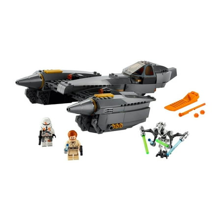 LEGO Star Wars 75286 General Grievous Starfighter Block Building Set w Obi Wan Walmart