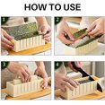 thumbnail image 2 of 12 Sets White Sushi Mold Kitchen Grinder + Peeler (random Color), 2 of 4
