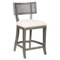 thumbnail image 2 of FOA Averill Wood Counter Height Chair in Gray Set of 4, 2 of 9