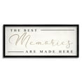 thumbnail image 2 of Stupell Industries Memories Phrase Touching Shabby Chic Glam Sign Framed Wall Art, 24 x 10, Design by Daphne Polselli, 2 of 5