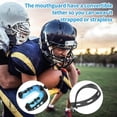 thumbnail image 3 of Mouth Guard Football Mouth Guard, 2-Pack Mouth Guard Sports Youth Mouth Guard Football Mouthguard with Strap, 3 of 4