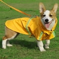 thumbnail image 5 of ORMARKET_Pet Dog Raincoat Hooded - Adjustable Waterproof Dog Rain Jacket Lightweight Reflective Dog Rain Coat Pet Slicker for Small Medium Large Dogs(Yellow,4XL), 5 of 5