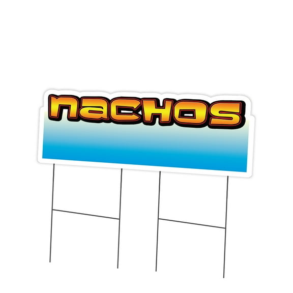 SignMission C-DC-2436-DS-Nachos1 24 x 36 in. Yard Sign & Stake - Nachos1