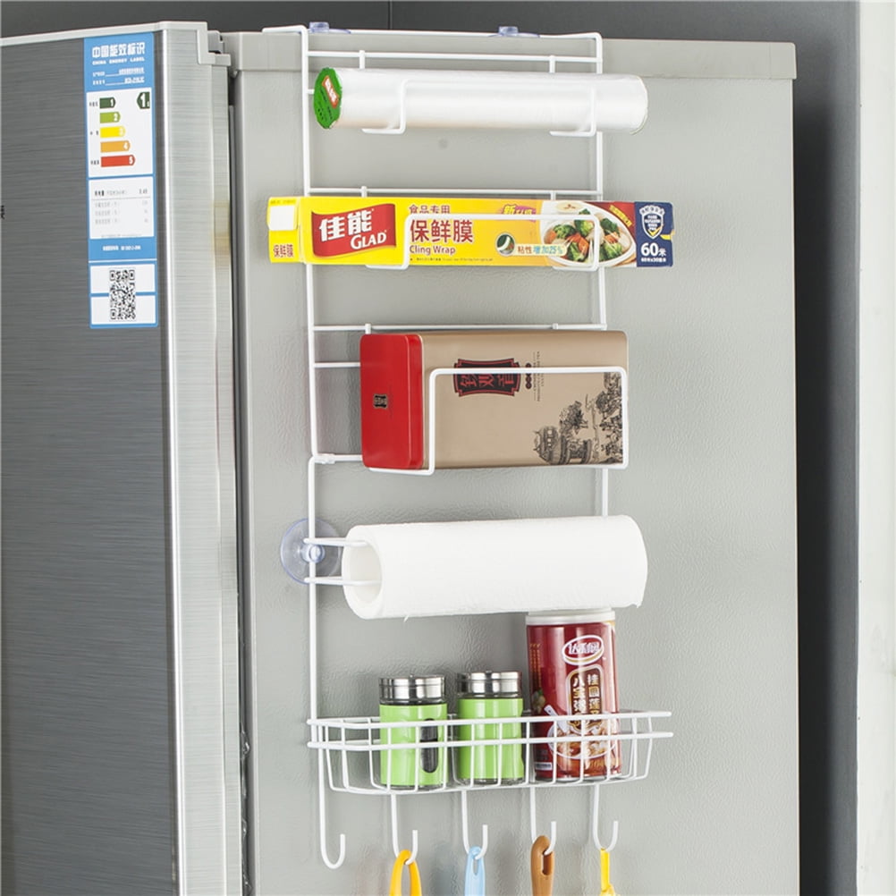 Raindrops Adjustable Refrigerator Shelf Organizer Rack for Bottles and Bars, Kitchen Pantry Storage Solution for Home Organization