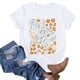 thumbnail image 3 of Camiseta de Manga Corta de Cuello Redondo Impresa para Mujeres, Primavera Y Verano Casual, 3 of 3