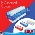 thumbnail image 3 of LOLA Hand & Nail Brush, Dual-Purpose, Soft Side & Stiff Side, Block Handle - 144 Pack, 3 of 7
