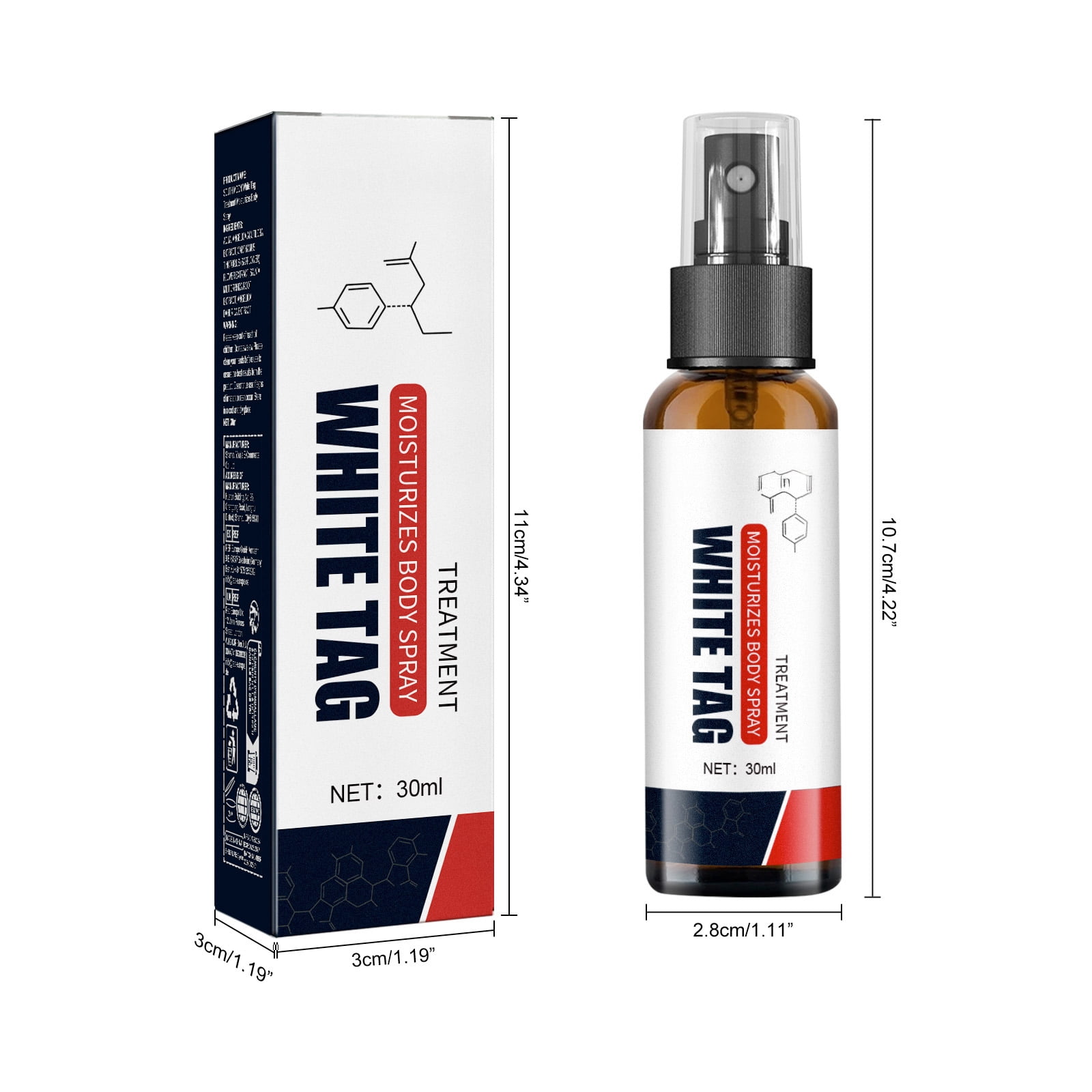 Alvantor Skin Repair Spray Moisturizing Body Treatment for Uneven Skin Tone, 1.01fl.oz