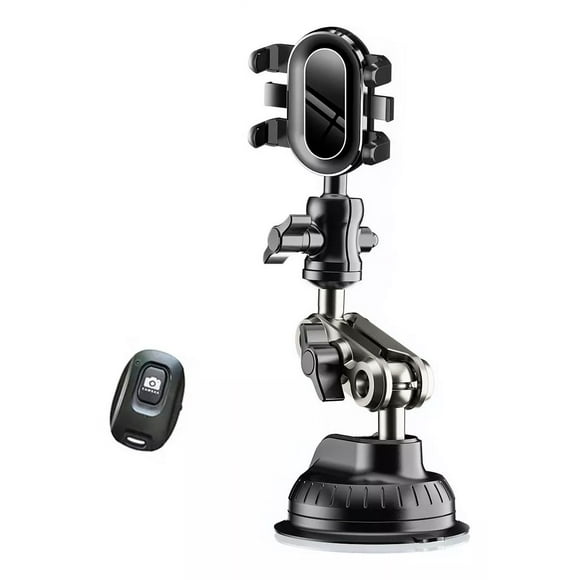 Porta Celular Para Auto Con Control Remoto Bluetooth 360°