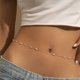 thumbnail image 4 of Cadenas de perlas para el vientre, cadena dorada para la cintura, Bikini de playa, accesorios de joyería para el cuerpo para mujeres y niñas, 4 of 5