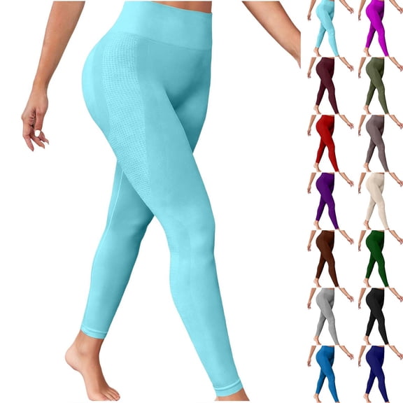 CHUMUD High Waisted Leggings for Women Tummy Control Pants Non See Through Workout Soft Yoga Pants for Running