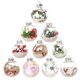 thumbnail image 1 of 10pcs Shatterproof Plastic Christmas Ball Ornaments Xmas Baubles Hanging Pendant, 1 of 5