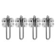thumbnail image 3 of Swing Bar Lock, 3 Position Adjustable Door Lock Latch Zinc Alloy Shock Resistant Rust Proof Extra Thick Arm 4 Pcs  For Home, 3 of 8