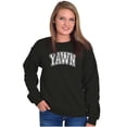 thumbnail image 3 of Funny Sleep Varsity Athlete Yawn Joke Sweatshirt for Men or Women Brisco Brands L, 3 of 6