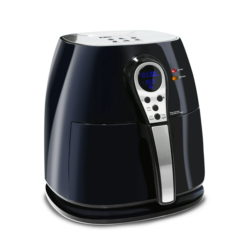 Elite EAF05SS 3Quart Air Fryer Stainless Steel Frying Basket