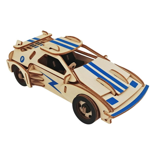 Rompecabezas 3D, juego de modelo de coche, juguete de construcción de automóviles, autoensamblaje, juego de modelo de coche mecánico portátil para