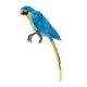 thumbnail image 5 of Artificial Feather Blue Birds Parrot Craft Taxidermy Home Art Decor Ornament, 5 of 5