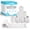 White, variant on JJ CARE Micropore Tape [Pack of 8], 2” x 10 Yards, Breathable Paper Tape Medical Use, Latex-Free Paper Surgical Tape, Individually Boxed Paper Bandage Tape Rolls
