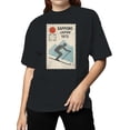 thumbnail image 2 of Sapporo 1972 Olympic Skiing Design Women's T-shirt, 2 of 3