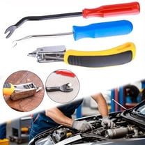 3-Pc Professional Staple Remover Set - Alloy Steel with Anti-Slip Handle for Furniture & Floors