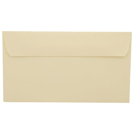 JAM Paper No. 6 3/4 Envelopes, 3 5/8 x 6 1/2, Ivory, 25/Pack